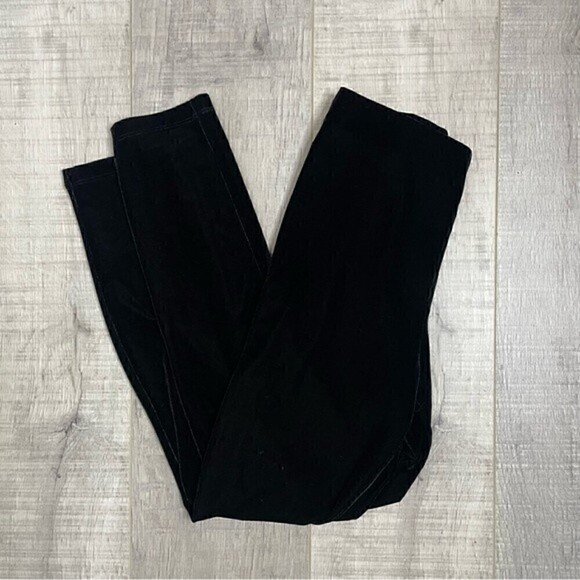 Lovers + Friends Revolve Black Velvet Pants - Picture 2 of 5